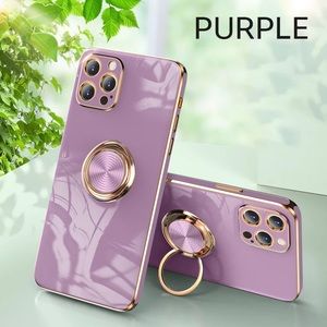 Magnetic Ring Holder Shockproof Case for iPhone 12 ProMax, iPhone 13